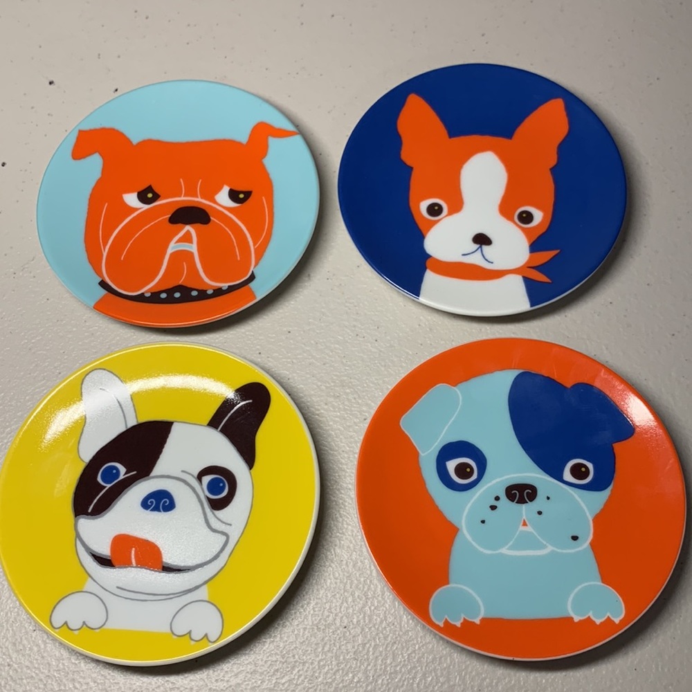 Jewel Dog Mini Plate Set - Picture 2 of 3